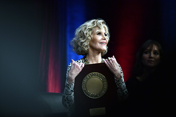 Jane Fonda honorée au Festival Lumière