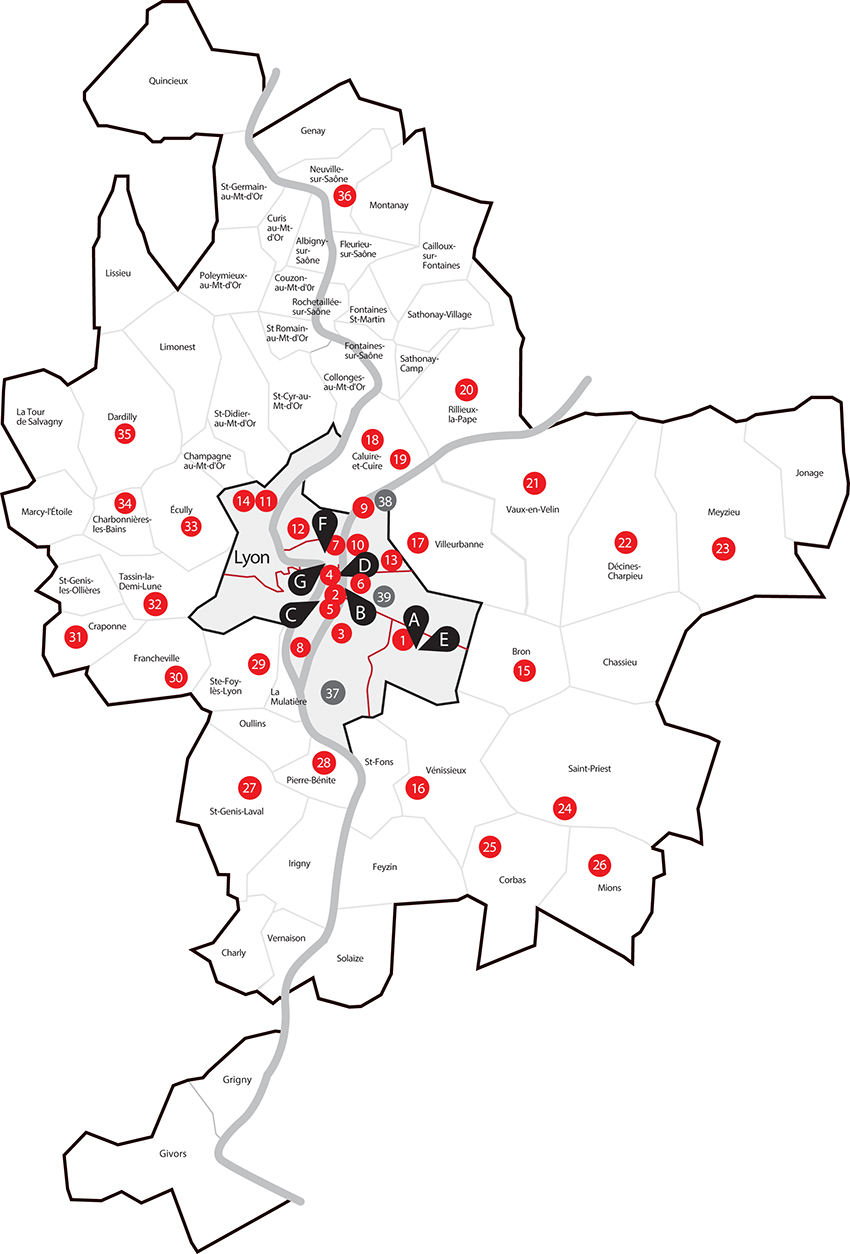 Carte 2019 Lieux Carte 2019 Lieux