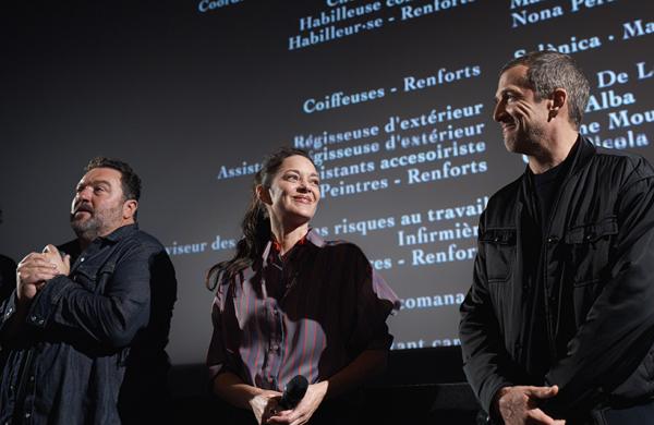 Denis Menochet, Marion Cotillard et Guillaume Canet
